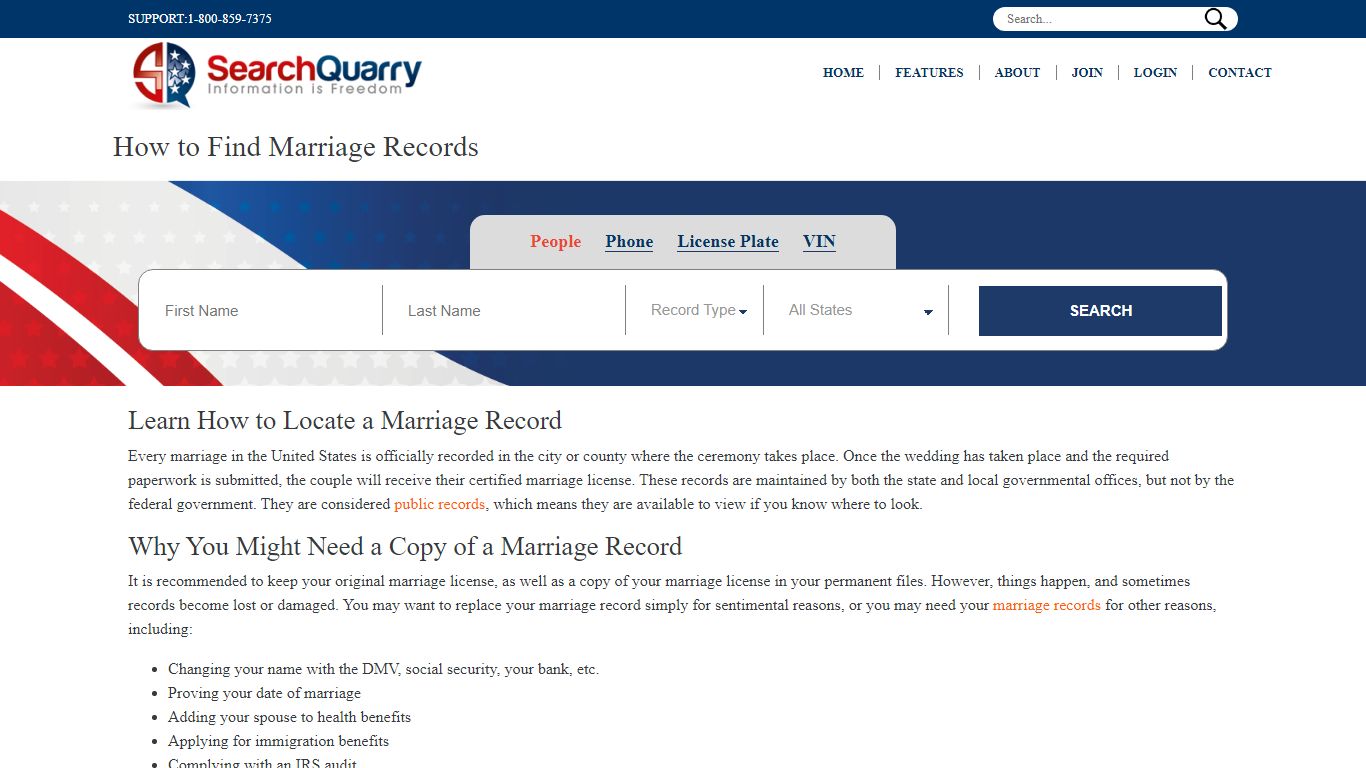 Learn How to Find Marriage Records for Free - SearchQuarry.com